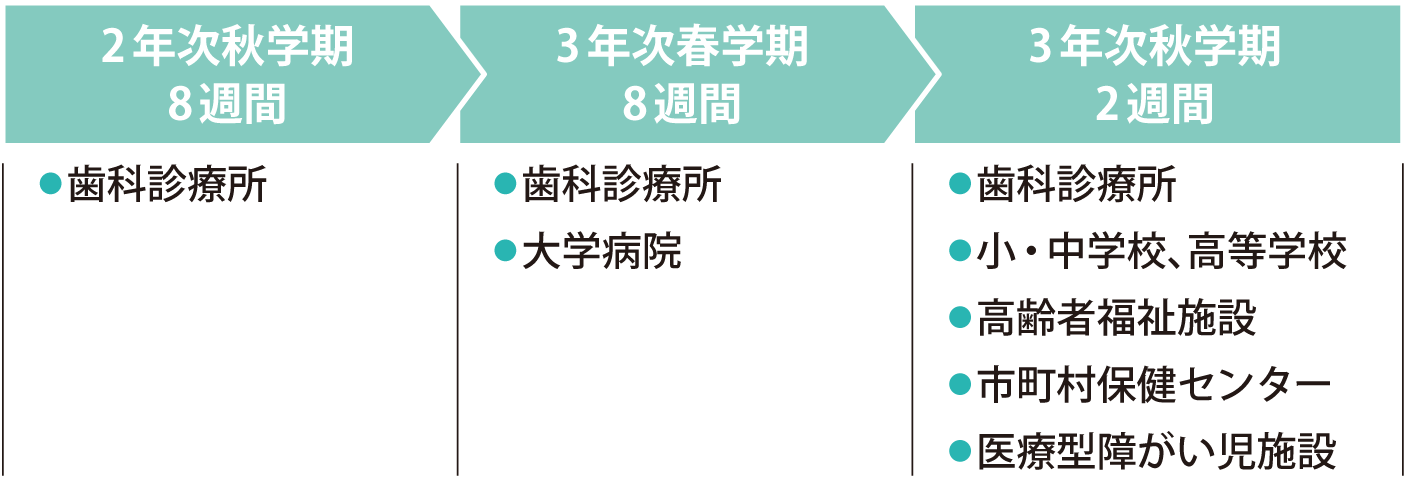 実習スケジュール