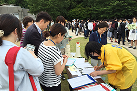 岩槻キャンパス避難訓練