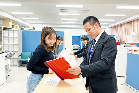 実習支援室での安心のサポート体制