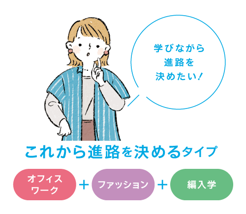 これから進路を決めタイプ