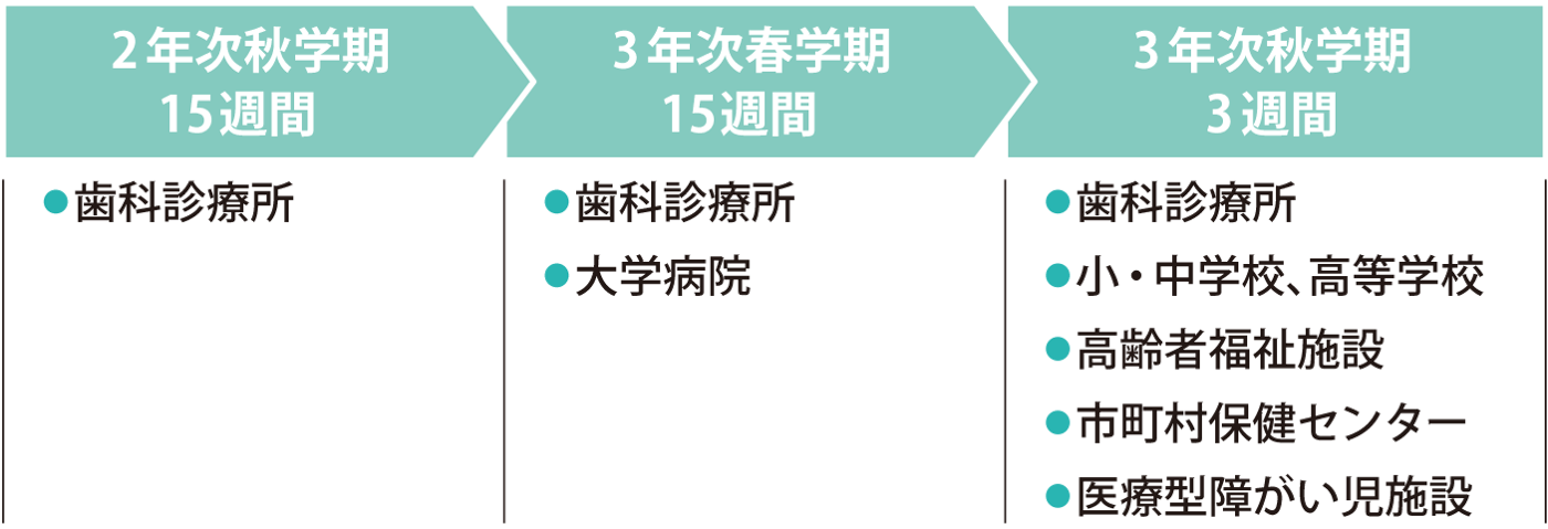 実習スケジュール