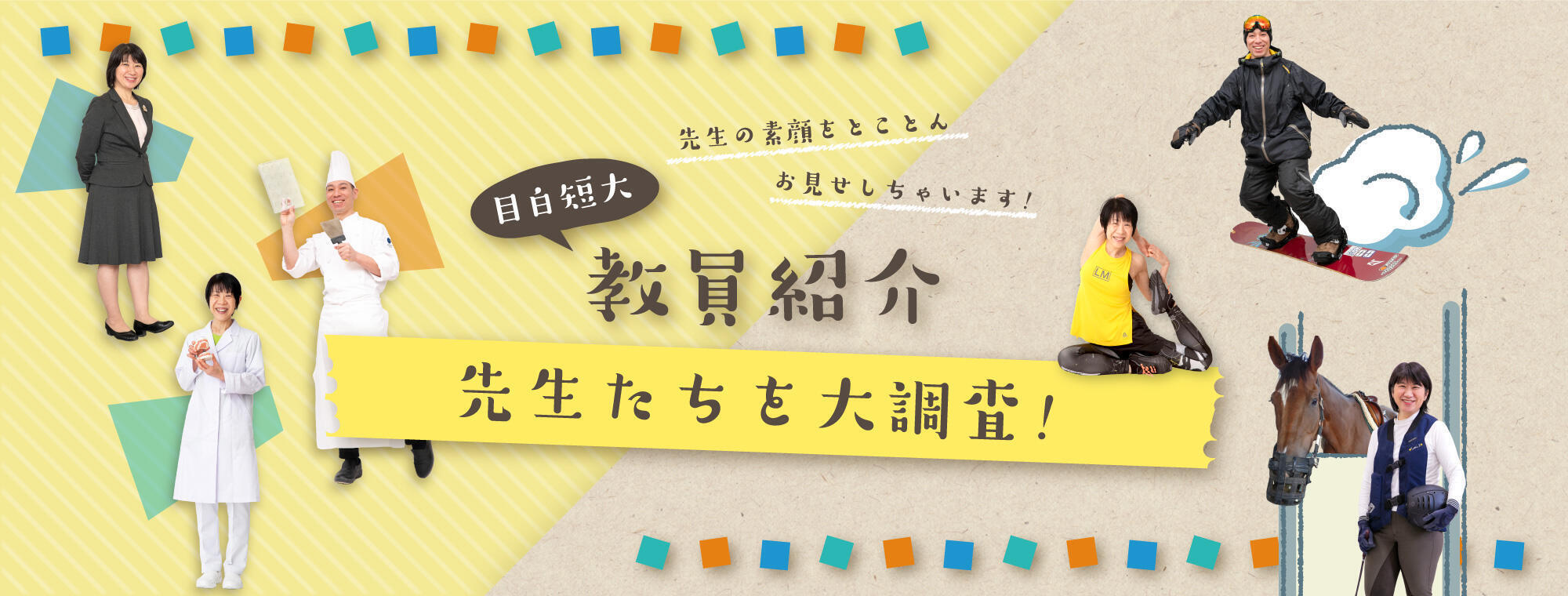 目白短大教員紹介（先生たちを大調査！）