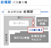 岩槻駅バス乗り場