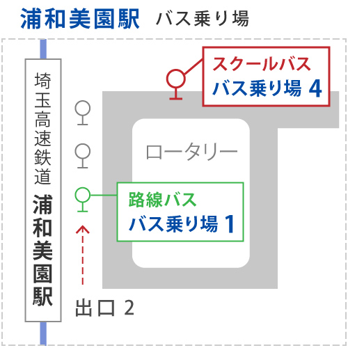 浦和美園駅 バス乗り場