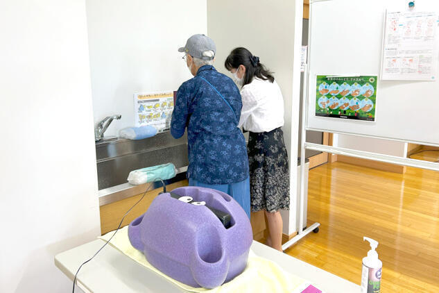 感染予防のための手洗いに取り組んでいます